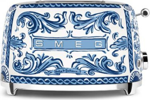 מצנם 2 פרוסות מבית SMEG סמג דגם TSF01DGBEU סדרת דולצ`ה וגבאנה