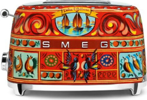 מצנם 2 פרוסות מבית SMEG סמג דגם TSF01 סדרת דולצ'ה וגבאנה