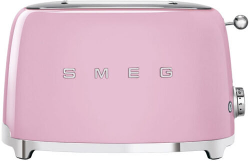 מצנם 2 פרוסות בעיצוב רטרו Smeg סמג TSF01 ורוד