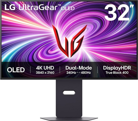 מסך מחשב גיימינג LG OLED "32 אל ג'י UltraGear OLED 32GS95UV-B