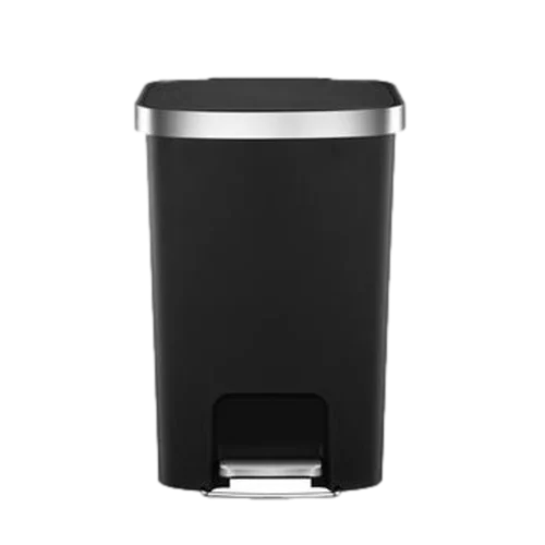 פח רגלית EKO 6255 50L NEW HANA שחור מט מבית EKO