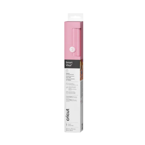 גיליון Smart Vinyl Permanent ורוד בהיר 33×90 ס"מ מבית CRICUT