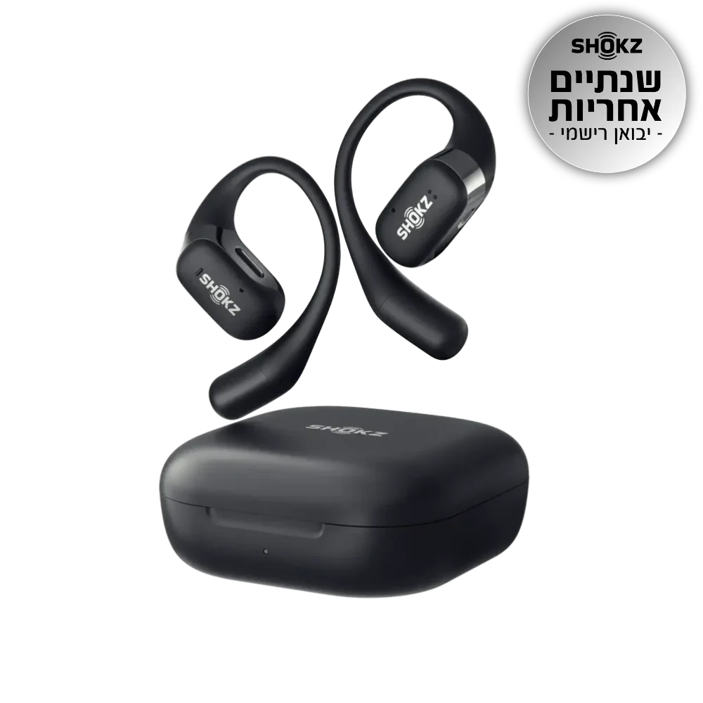 אוזניות SHOKZ OPENFIT OPEN-EAR שחור