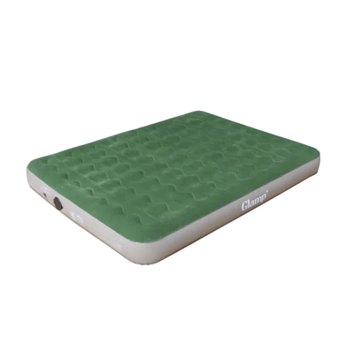 מזרן זוגי דק מתנפח דגם GTAB46 בצבע ירוק חום מבית GLAMP