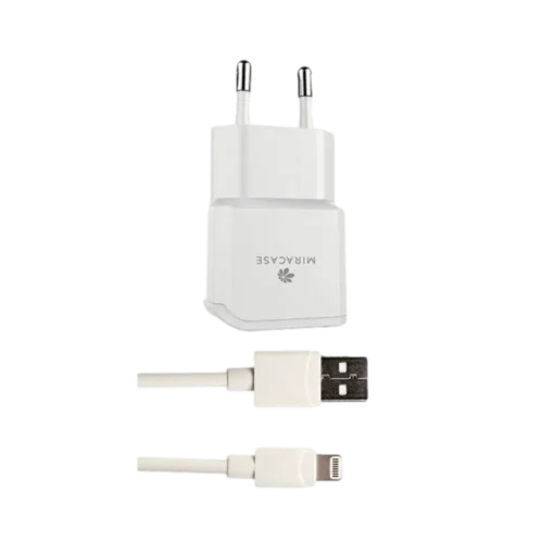 מטען קיר+כבל MIR MWCS240 2.4A MFI