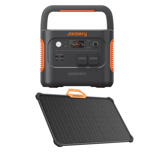 תחנת כוח ניידת JACKERY 1000 Plus + פאנל סולארי JACKERY 80W