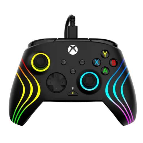 בקר חוטי לגיימינג Turtle Beach Afterglow Wave תאורת RGB – תואם Xbox ו‑PC שחור