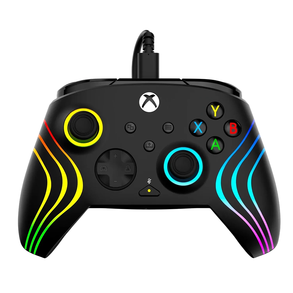 בקר חוטי לגיימינג Turtle Beach Afterglow Wave תאורת RGB – תואם Xbox ו‑PC שחור