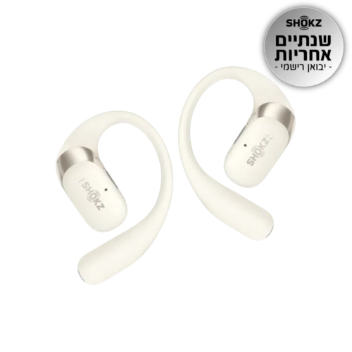 אוזניות אלחוטיות Shokz OPENFIT 2 בז'