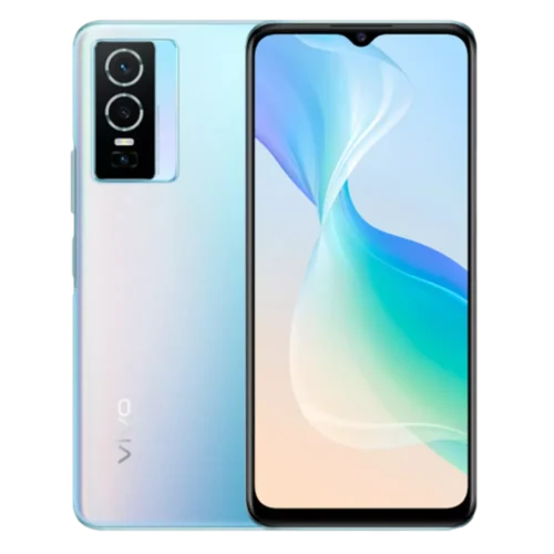 סמארטפון Y76 5G vivo בצבע זוהר קוסמי (תכלת)
