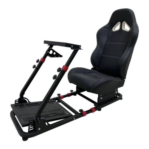 מושב מפואר לסימולטור מירוצים שחור PLAYGAME GY049