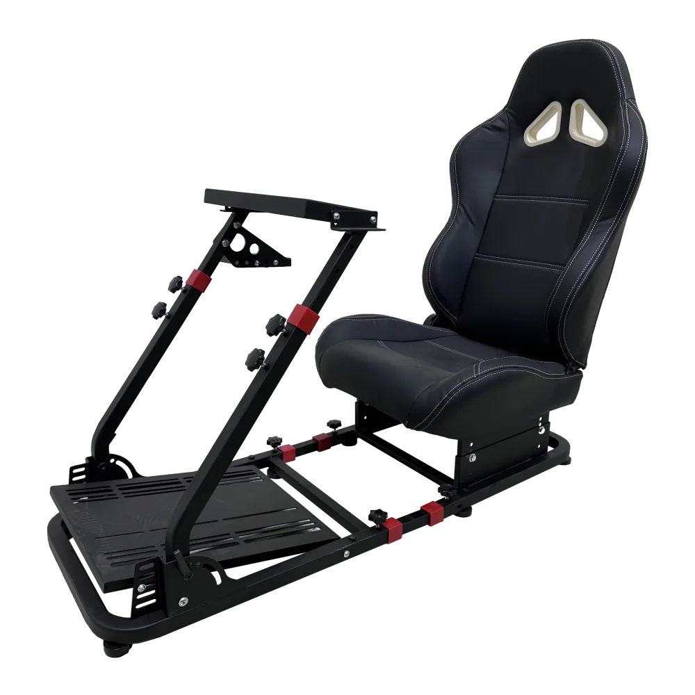 מושב מפואר לסימולטור מירוצים שחור PLAYGAME GY049