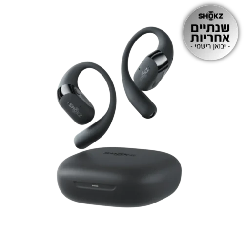 אוזניות אלחוטיות +Shokz OPENFIT 2 שחור