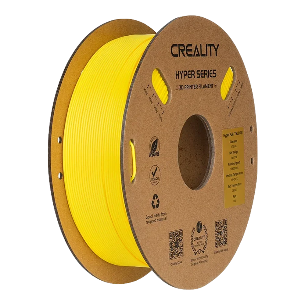 Hyper PLA Yellow_1kg סליל צהוב