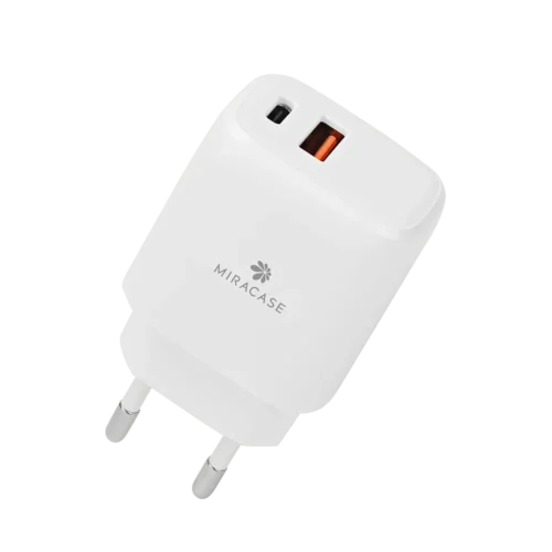 מ.קיר מהיר QC18W+PD20W לבן MIR