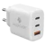 מ.קיר מיני 65W+כבל C-to-C 100W לבן MIR