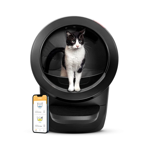 ליטר רובוט 4 לחתולים Litter Robot 4 Black – שני שקי חול מתנה בכל רכישה!