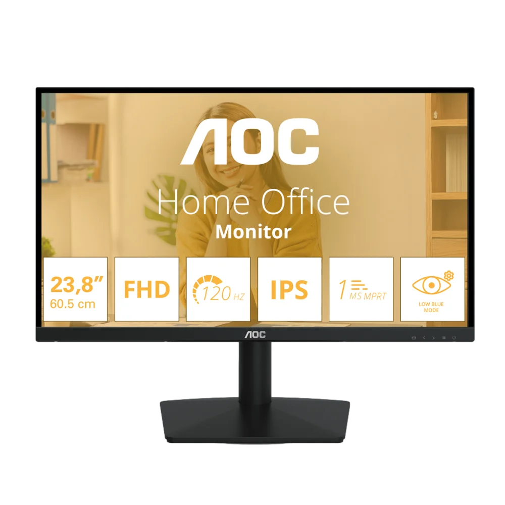 מסך "23.8 דגם 24B15H3 FHD 120Hz IPS מבית AOC
