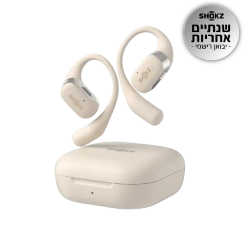 אוזניות SHOKZ OPENFIT OPEN-EAR בז'