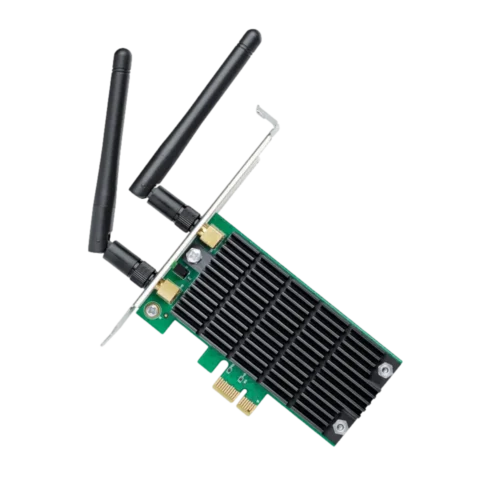 כרטיס רשת AC1200 Wireless Dual Band PCI Express T4E מבית TP-LINK