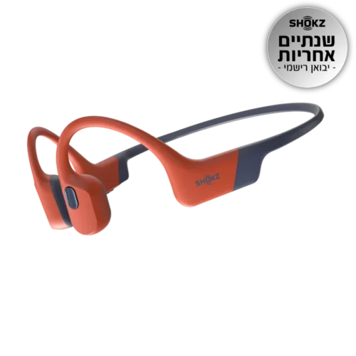 אוז עצםMP3+שחיה SHOKZ OPENSWIM PRO אדום