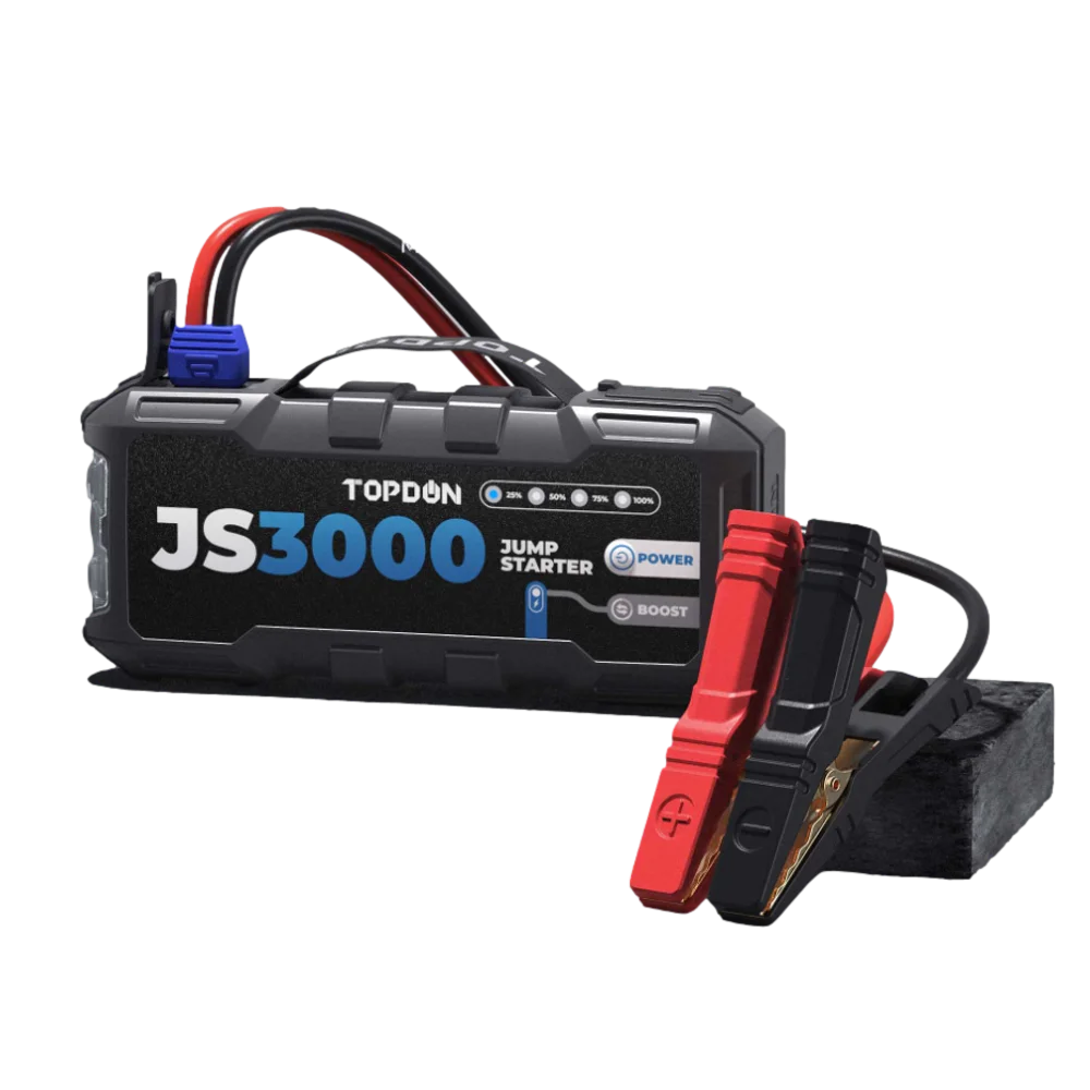 בוסטר התנעה לרכב JUMPSURGE 3000 מבית TOPDON