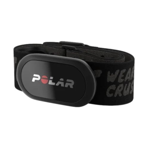 Polar H10 רצועת הדופק המתקדמת לחזה בצבע שחור עם כיתוב