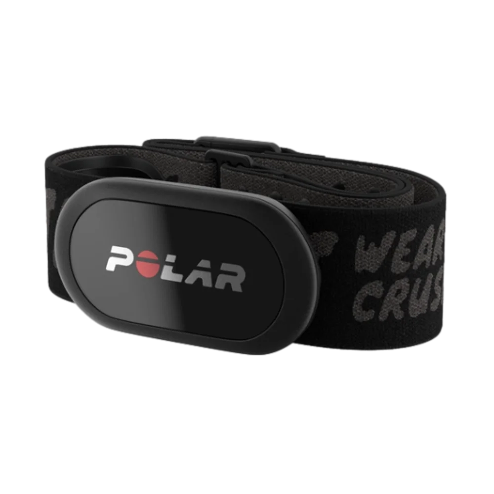 Polar H10 רצועת הדופק המתקדמת לחזה בצבע שחור עם כיתוב