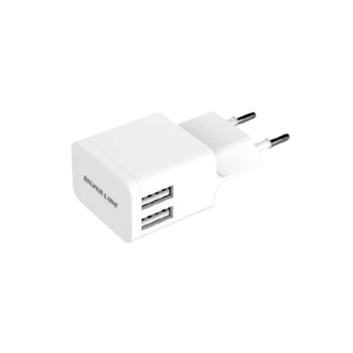 מ.קיר איפון SWC244 2.4A 2USB לSL