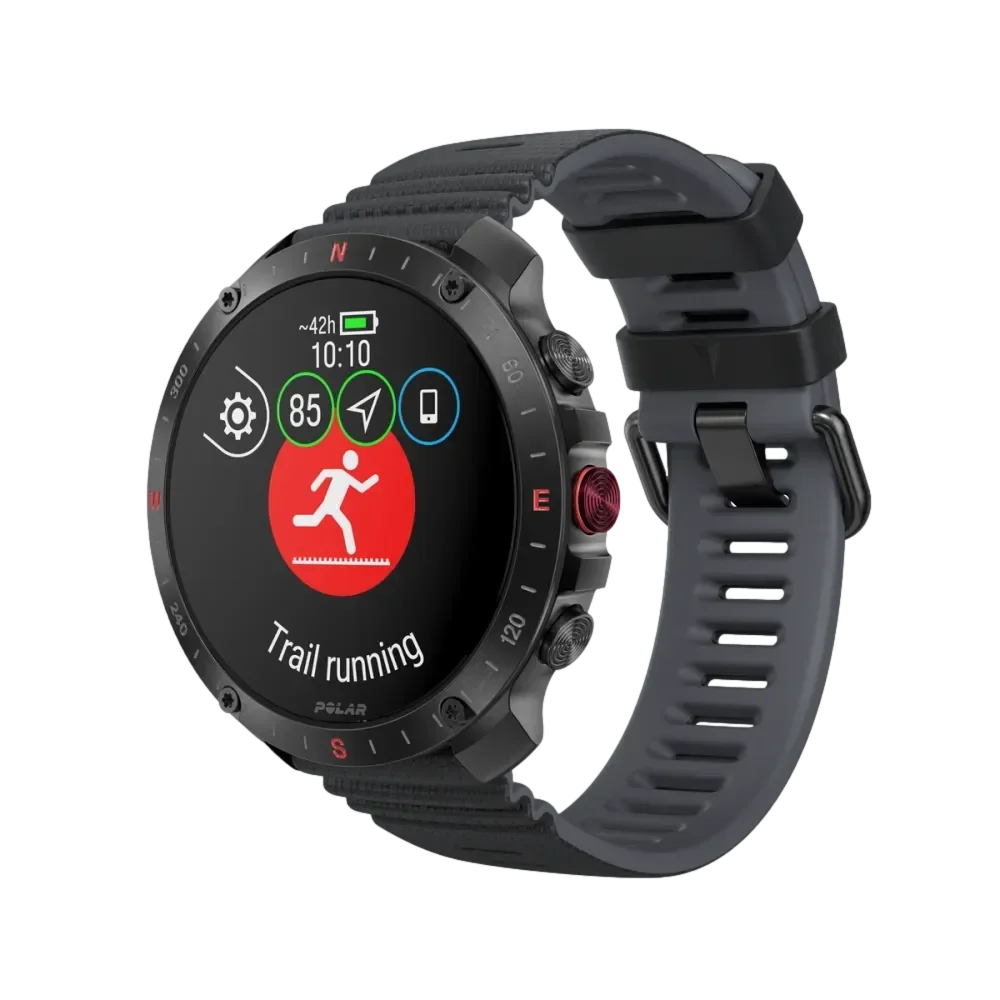Polar Grit X2 Pro שעון ריצה מתקדם עם GPS בצבע שחור