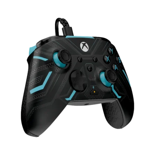 בקר גיימינג חוטי דגם PDP Rematch™ Glow Advanced Wired בצבע אפור מבית Turtle Beach