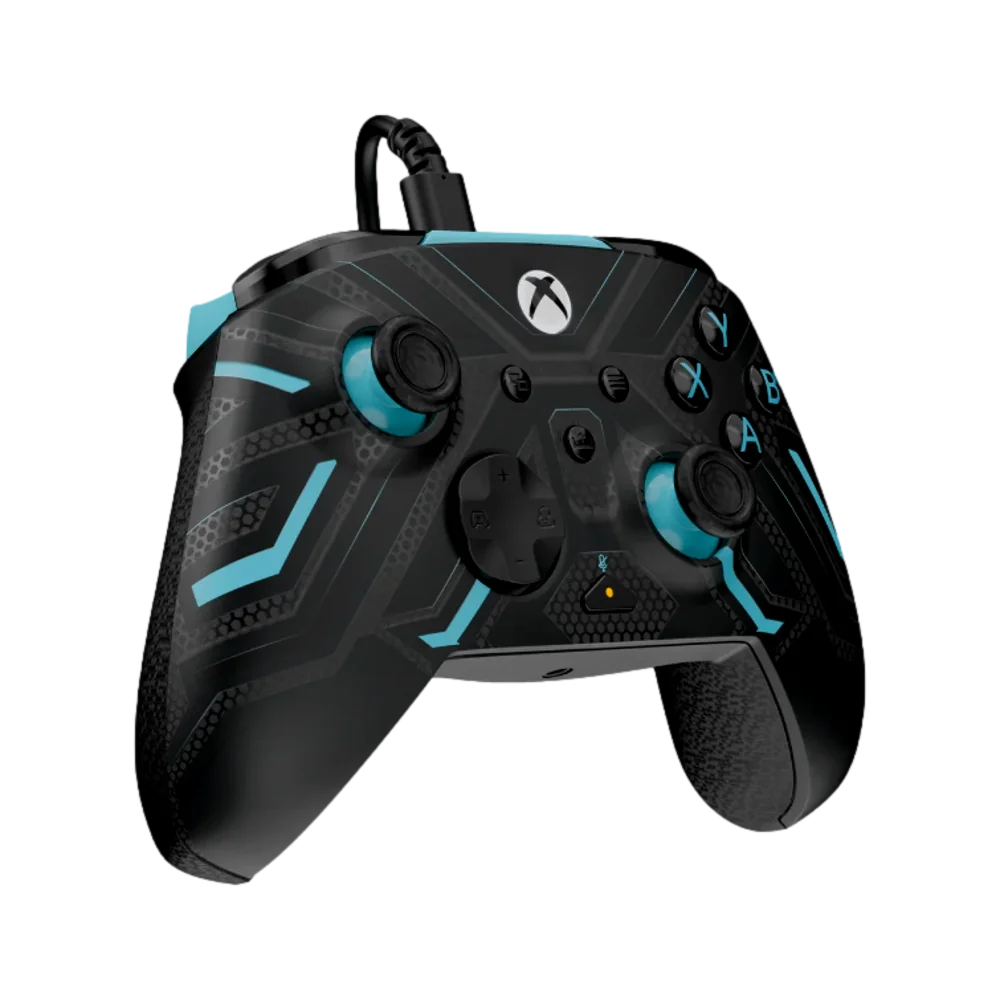 בקר גיימינג חוטי דגם PDP Rematch™ Glow Advanced Wired בצבע אפור מבית Turtle Beach