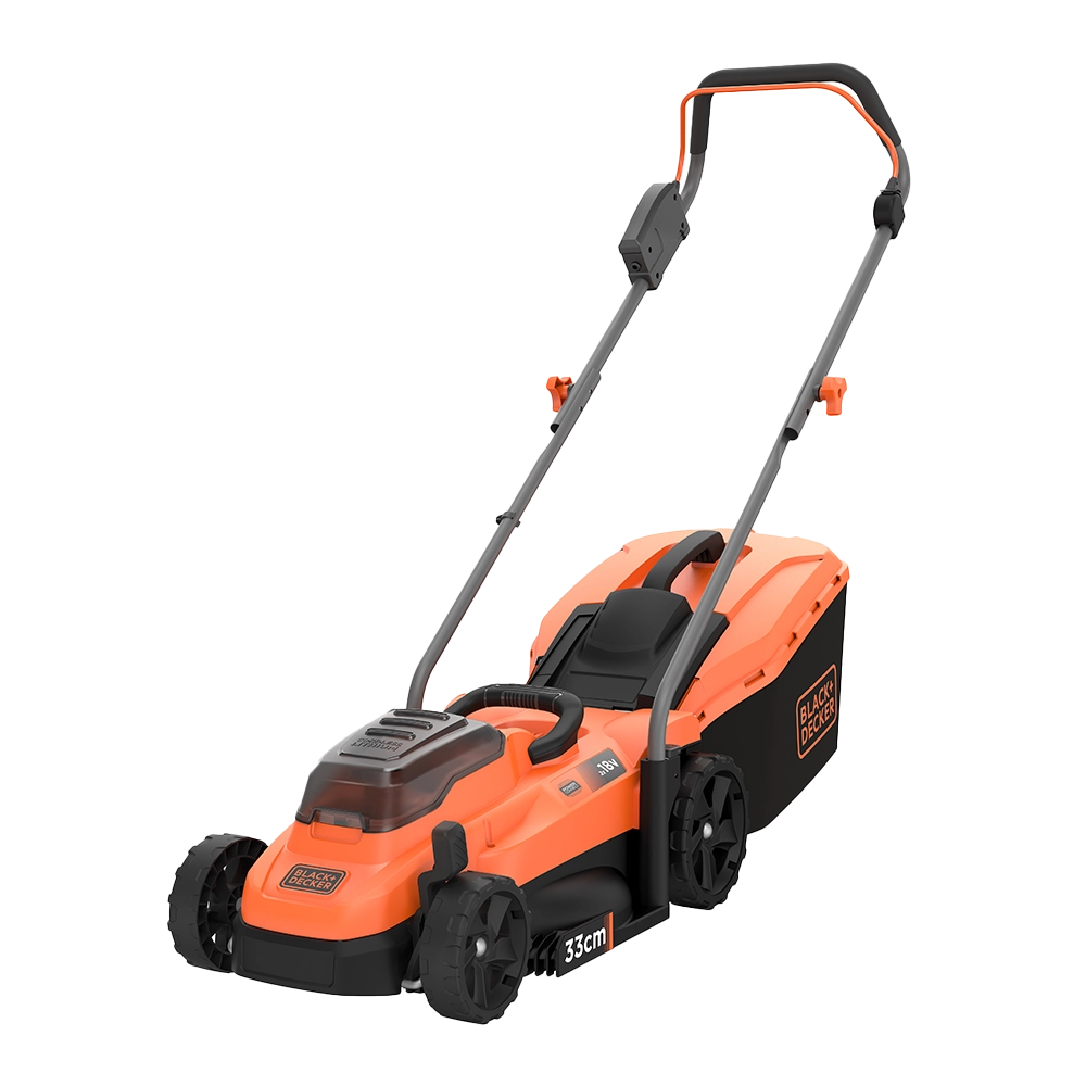 מכסחת דשא נטענת Black+Decker BCMW3318N – רוחב כיסוח 33 ס"מ