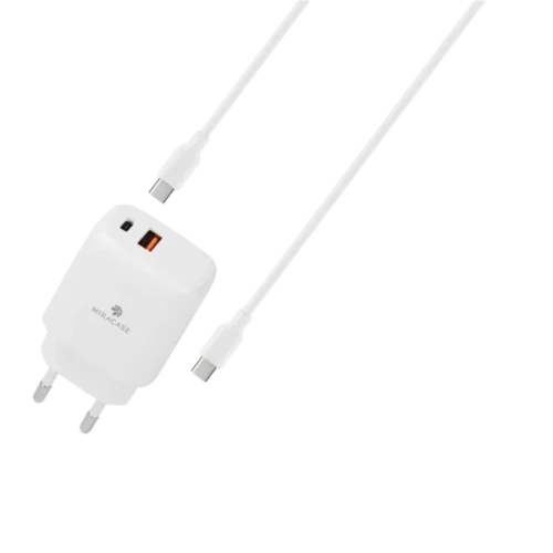 מ.קיר 18W+20W + כבל MIR   C TO C