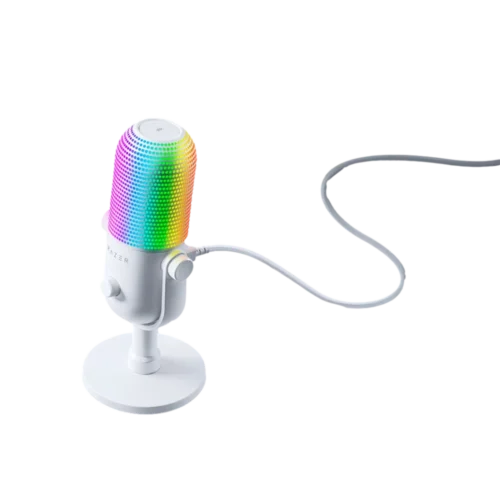 מיקרופון Seiren V3 Chroma בצבע לבן מבית RAZER
