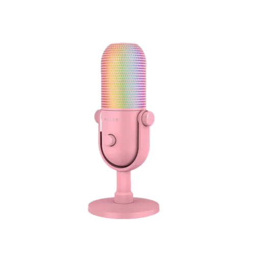 מיקרופון Seiren V3 Chroma בצבע ורוד מבית RAZER