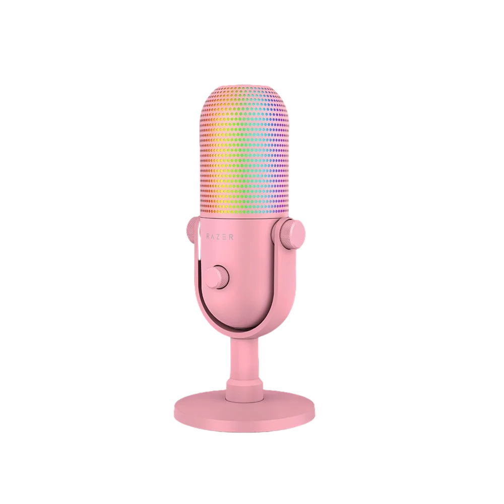 מיקרופון Seiren V3 Chroma בצבע ורוד מבית RAZER