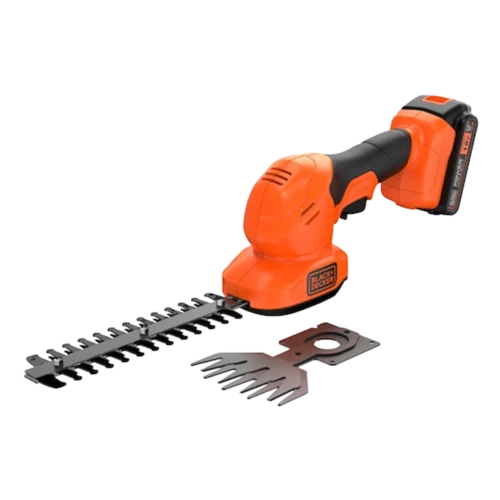 גוזם שיחים נטענת Black+Decker BCSS18D1-QW 18V– סוללה אמפר 2.0