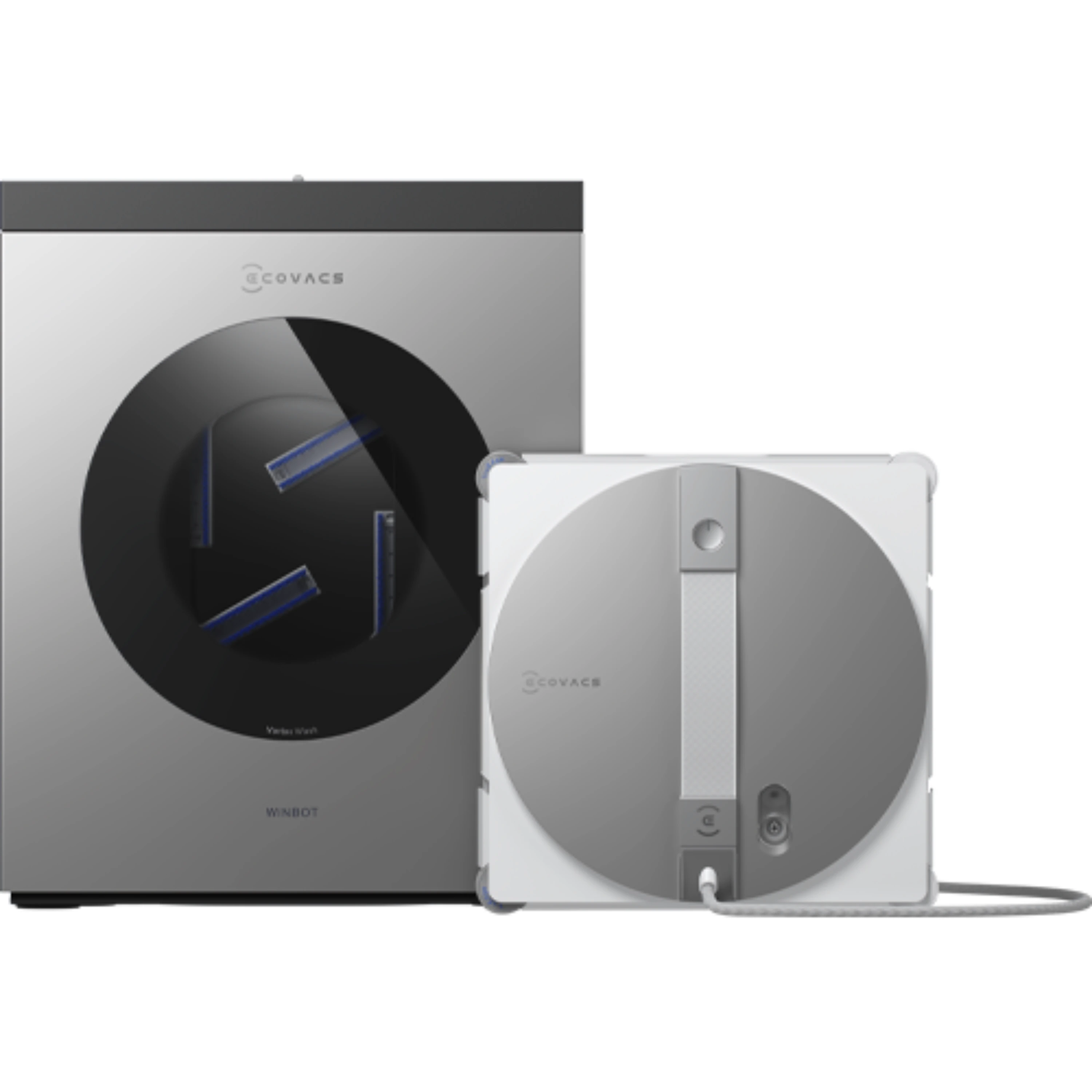 מנקה חלונות רובוטי עם תחנה ניידת Ecovacs WINBOT W3 OMNI